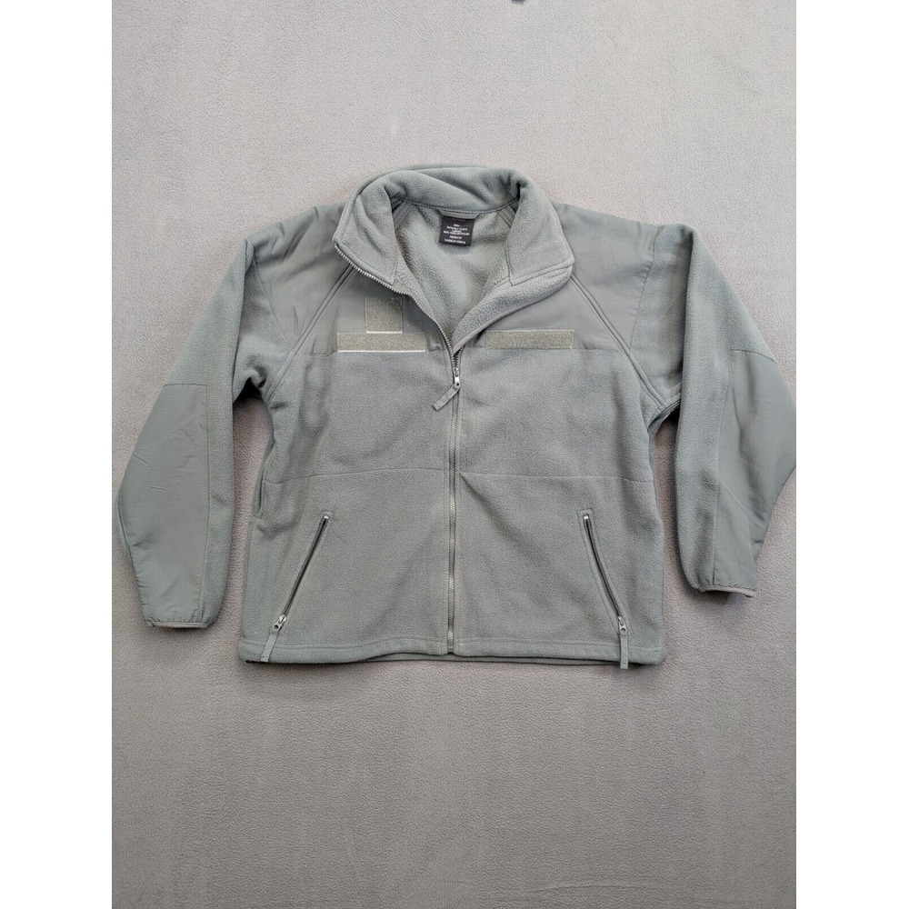Rothco Jacket Mens Medium Green Poly Fleece Taslon Nylon Military Tactical